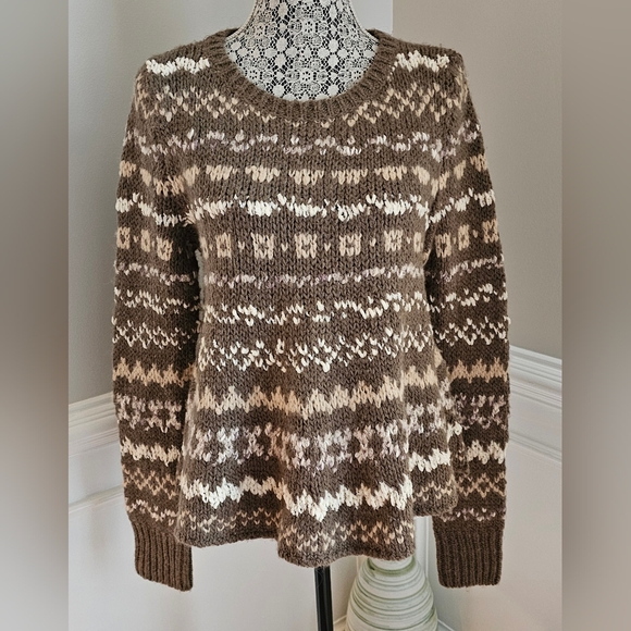 Free People Sweaters - Free People Through The Storm Wool Sweater Generous Small